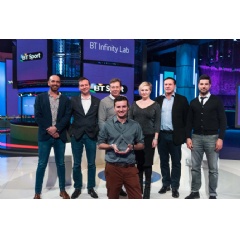 Matt Stagg, Head of Mobile Video & Content,BT, Jamie Hindhaugh, COO BT TV & BT Sport, Jean-Marc Frangos  MD Open Innovation, BT, Elizabeth Varley  Founder & CEO, TechHub, Dr Allan Edwards, Loughborough University, Craig Doyle, Presenter