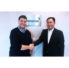 L-R: Ronald Spithout, President, Inmarsat Maritime and Eric Sung, President & CEO, Intellian.