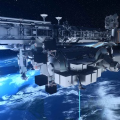 Bartolomeo with Laser - Copyright Airbus 2018