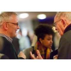 Christoph Terhechte and Forum founder Ulrich Gregor 2018