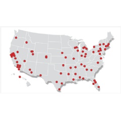 Results based on RootMetrics US Metro (1H2018) tests, using uniform smartphones and comparing the four national carriers across all available networks. The total number combines Verizons metro area wins and ties.