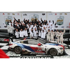 Winner GTLM class Team pictures BMW M8 GTE #25 Colton Herta (USA), Connor De Phillippi (USA), Augusto Farfus (BRA), Philipp Eng (AUT) and BMW Team RLL.
