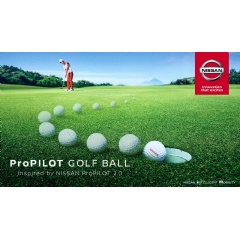 ProPILOT golf ball
Nissan has taken the dreaded “putting nerves” out of golf with its latest innovative concept, the ProPILOT golf ball.