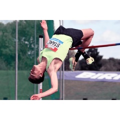 Brandon Starc, winner of the high jump at the IAAF Diamond League meeting in Birmingham (Mark Shearman) © Copyright