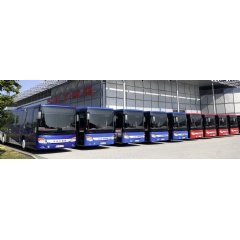 Diepholz. A part of the MultiClass bus fleet was collected in Neu-Ulm by four bus companies from Lower Saxony.