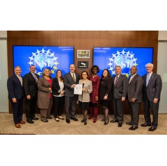 After nearly 38 years, NSF and AFGE sign new collective bargaining agreement
Credit: Joshua Nathan, NSF