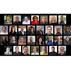 This composite image shows the winners of the 2020 Gramling Awards and Chairman�s Prize. (AP Photo)