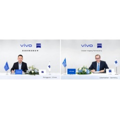 Virtual Signing Ceremony � Spark Ni, SVP and CMO vivo in China, and J�rg Schmitz, Head of ZEISS Consumer Products in Germany
