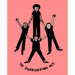 Jean Jullien for WeTransfer�s Supporting Act Foundation