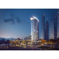 W Dubai- Mina Seyahi Rendering
