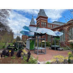 Smithsonian Solar-Powered Recharge Stations in the Enid A. Haupt Garden by James Gagliardi