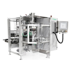 The SVE 2520 AR bagger is designed to package products at high speeds, with an output of up to 200 bags per minute.