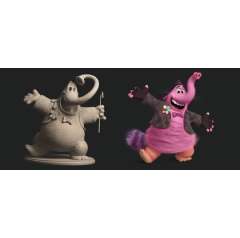 Stylization in Bing Bong’s character design