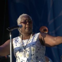 Afro-Cuban American musician Bobi Céspedes performed at the Folklife Festival in 2016 and returns for an evening concert Friday, July 7. Photo by Joe Furgal, Smithsonian Institution