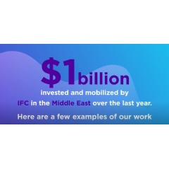 Pioneering, Expansive, and Impactful: IFC�s Investments in the Middle East Pave the Way for Renewed Private Sector Support for Millions