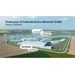 Copyright: Volkswagen AG
Visualization of ionway�s future factory for the production of cathode material in Nysa, Poland