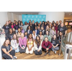 Group shot of the attendees of the Girl Up Summit