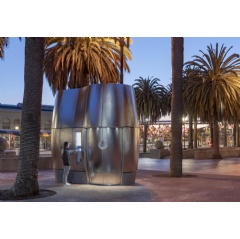 San Francisco AmeniPODS - the efficient and award-winning self-cleaning public toilets