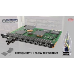 Bergquist Hi Flow THF 5000UT has been honored in Lightwave�s annual Innovation Review.