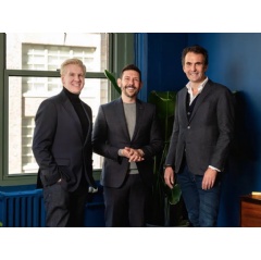 From left to right: Greg James, CEO, Havas Media Network North America; Joshua Kreitzer, Founder & CEO, Channel Bakers and Yannick Bollor�, CEO, Havas.