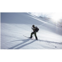 One of the new activity types is Splitboarding. (Image by Jaakko Posti / Arctic Lines)