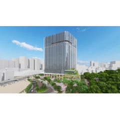 Concept image of Plan exterior (seen from northwest)