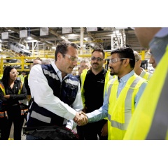 Stellantis COO of the Americas Antonio Filosa meets with employees at Detroit Assembly Complex - Jefferson, production home of the Jeep�