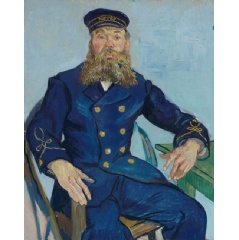 Vincent van Gogh, Postman Joseph Roulin, 1888, oil on canvas, 81.3 × 65.4 cm, Museum of Fine Arts, Boston. Gift of Robert Treat Paine. Photograph © Museum of Fine Arts, Boston