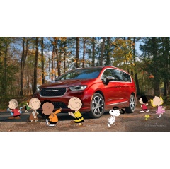 Chrysler Pacifica and PEANUTS go for a ride in new marketing campaign