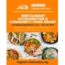 Grubhub and National ACE to Award $485,000 in Grants Through Restaurant Accelerator and Community Fund Grant