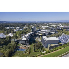 Serena Williams Building.
The 1-million-square-foot Serena Williams Building opened in 2022 as Nike’s biggest investment in design and creativity.