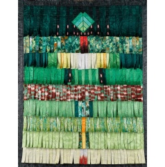 Abdulaye Konate, Vert Pour Sidy, 2017. Courtesy the artist and Primo Marella Gallery, Milan