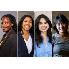 Left to right: Vivian Chinoda, Alice Hall, Sofia Lara, and Sophia Wang
Credit: Vivian Chinoda by An LeFevre; Alice Hall by Jake Belcher; Sofia Lara by Jake Belcher; Sophia Wang courtesy of Sophia Wang