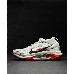 The Nike ACG Zegama is the most rugged model in the All Conditions running footwear lineup, offering runners a max cushioned ride that leaves no distance or terrain off limits.