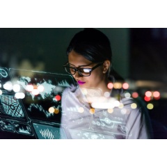 ams OSRAM will show its leading products for smart glasses, including VEGALED� and Firefly� SFH 4030B and 4060B infrared LEDs at CES 2026. 
Image Rights: ams OSRAM