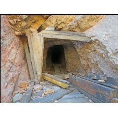 Figure 1. Azure Mine, lower Adit (view S)2