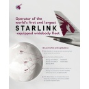 Qatar Airways Launches World�s First Starlink-Equipped Boeing 787 and Completes Airbus A350 Starlink Rollout, Connecting Over 11 million Passengers with the Fastest Wi-Fi in the Sky
