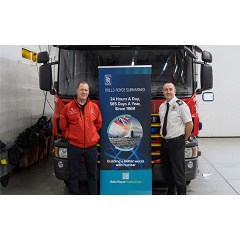 Derbyshire Fire & Rescue Service supporting the new partnership with Rolls-Royce