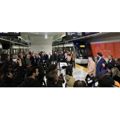 Alstom�s LRVs run for 19 kilometres along Eglinton Avenue