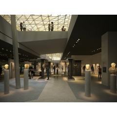 Vue du d�but du parcours byzantin � WHY-BGC