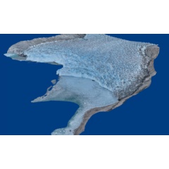 3D model of the Eqip Sermia Glacier captured with the DJI Mavic 3 Enterprise drone