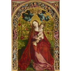 Martin Schongauer, La Vierge au buisson de roses � R�gion Grand Est � Inventaire g�n�ral, Bastien Garnier