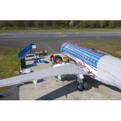 KLM Embraer 195 E2 back into service after a temporary grounding at Twente Airport