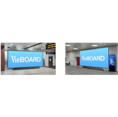 Vie BOARD�s digital signage in Ho Chi Minh City Metro Line1 stations
(Size: Up to 6,000mm (W) x 2,000mm (H))