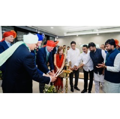 HBS India Inauguration Lamp Lighting