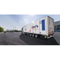The new Schmitz Cargobull dry freight box S.BO OPENSIDER for fast and efficient loading and unloading processes