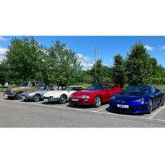 First-generation Crown Model RS, Toyota Sports 800 Model UP15, Toyota 2000GT Model MF10L, Supra Model JZA80, Lexus LFA