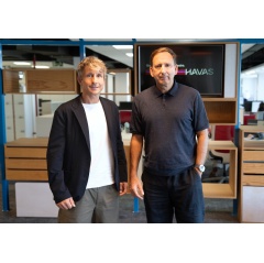 From left to right: Nacho Gómez CEO of MUT and Jorge Irizar, CEO of Havas Spain