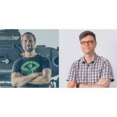 From left to right: Eloi Champagne and Jimmy Fournier. Images provided by the NFB.