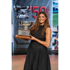 Lauren Betts, a senior basketball player from UCLA, named 2026 Collegiate Woman Athlete of the Year. c) Dare to Be Films/CWSA